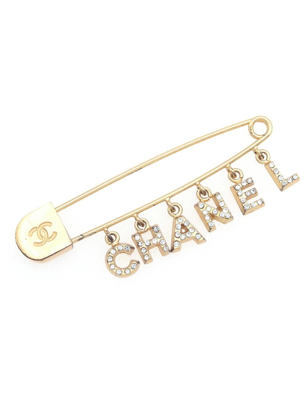 Chanel Safety Pin Brooch Metal With #250068C86B